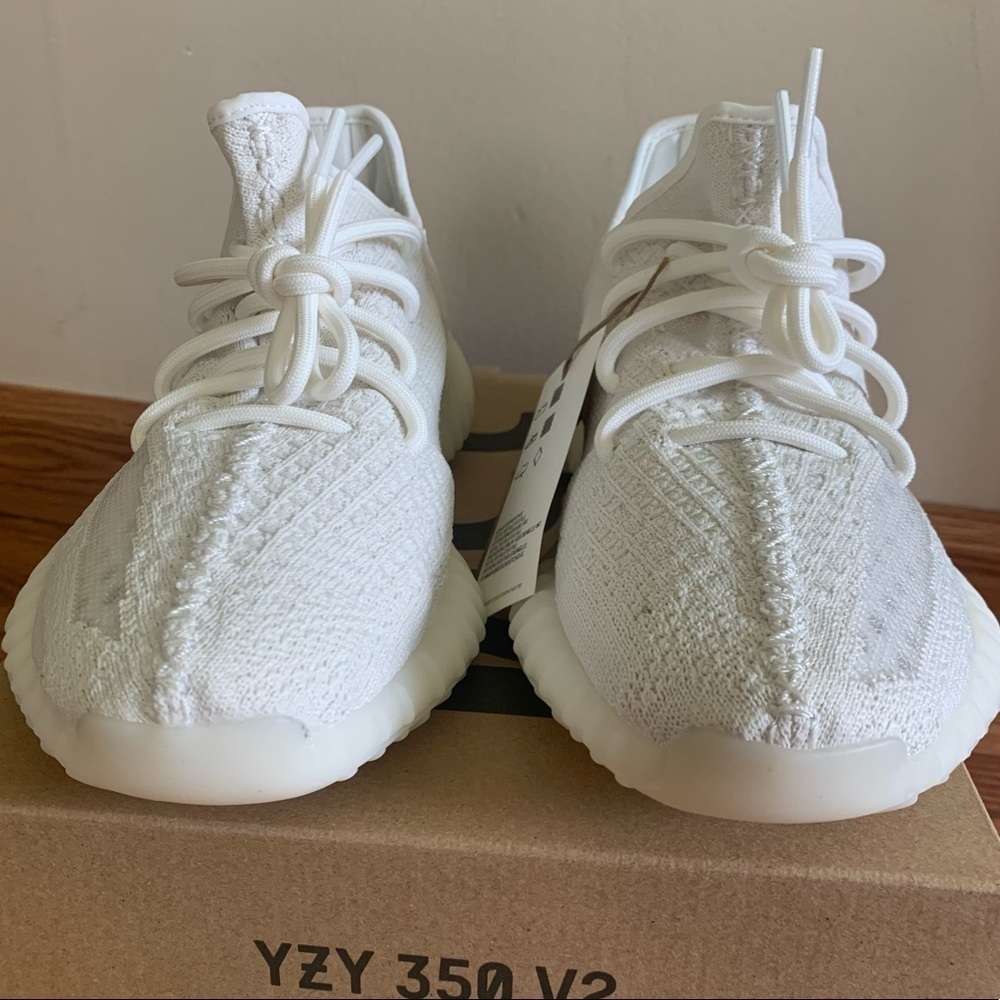 YEEZY BOOST Adidas 350 V2 Sneakers Shoes BONE Men’s size 7 Women’s size 8.5 - Picture 5 of 15